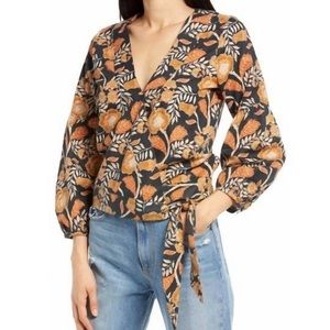 Fahert wrap blouse